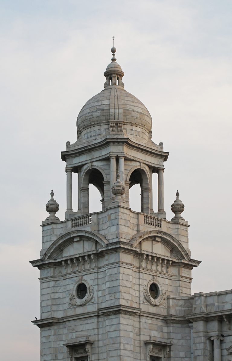 Victoria Memorial dome, one of the top tourist places in Kolkata
